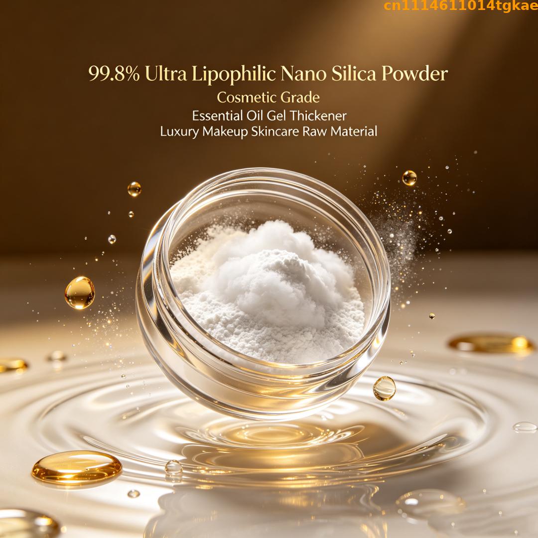 Luxury Skincare Essential - 99,8% ultra-lipophiles Nano-Silica-Pulver, Kosmetikqualität Verdickungsmittel für