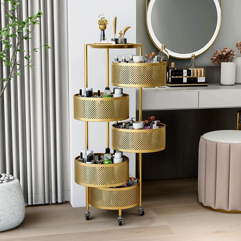 Luxury Skincare Essential - Luxuriöser, mehrschichtiger Hautpflege-Organizer-Halter für die Kommode,