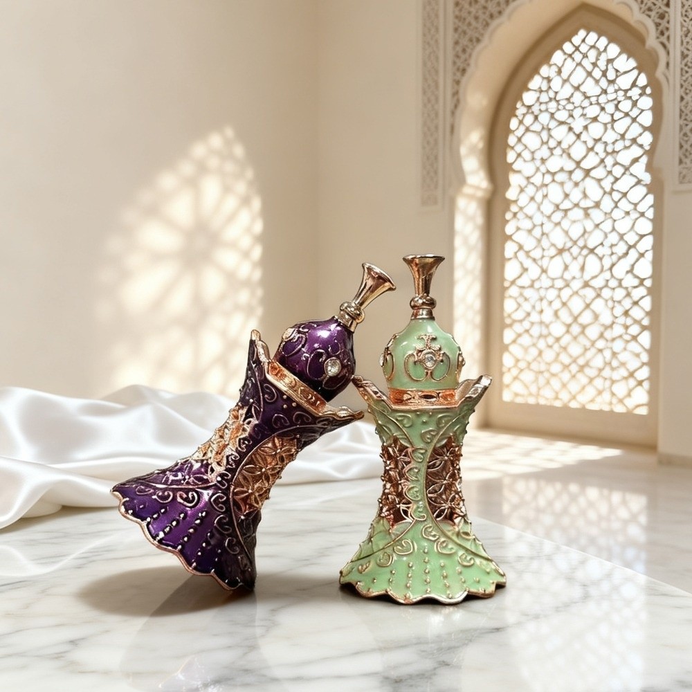 Luxury Skincare Essential - Hautpflege-Zubehör 3ml Ätherische Öl-Flaschen im Dubai-Stil