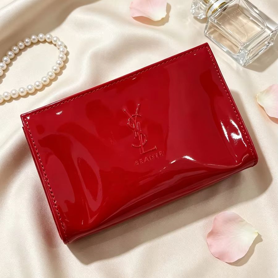 YSL Rote Lackleder-Mini-Kosmet – Luxury Skincare And Makeup Brands Bewertung und Preis