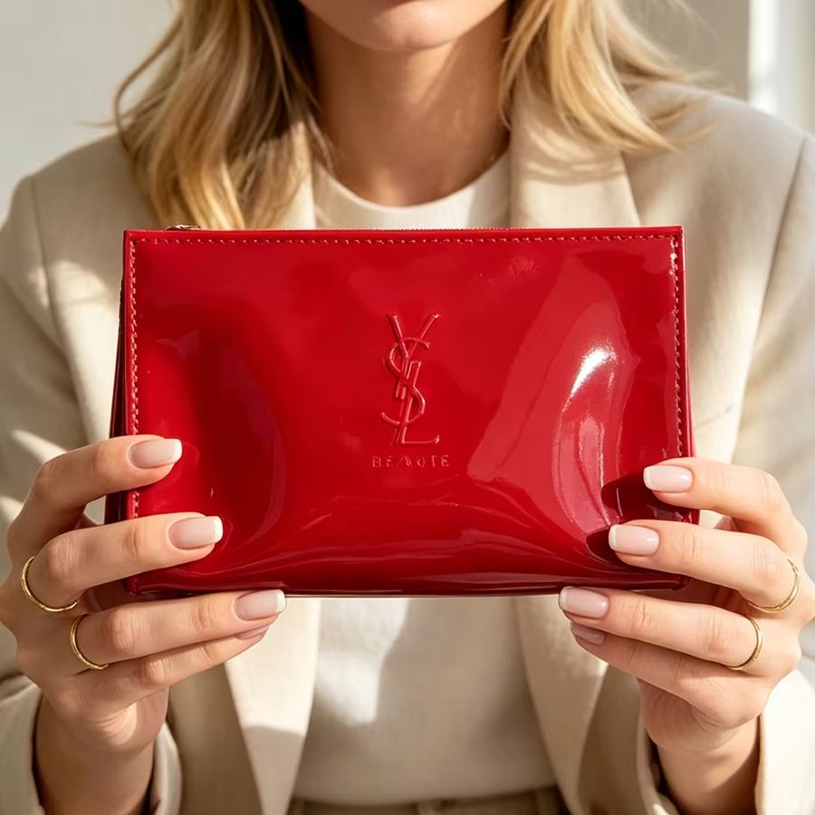 YSL Rote Lackleder-Mini-Kosmet – Luxury Skincare And Makeup Brands Bewertung und Preis