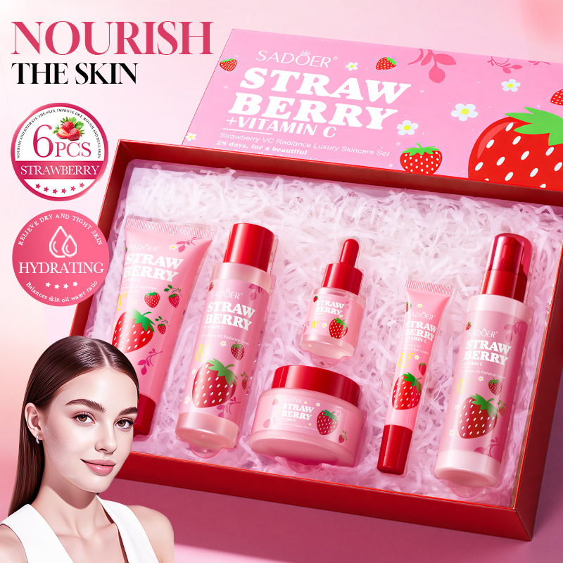 Strawberry VC Aufhellendes Lux – Luxury Skincare Gift Set Bewertung und Preis