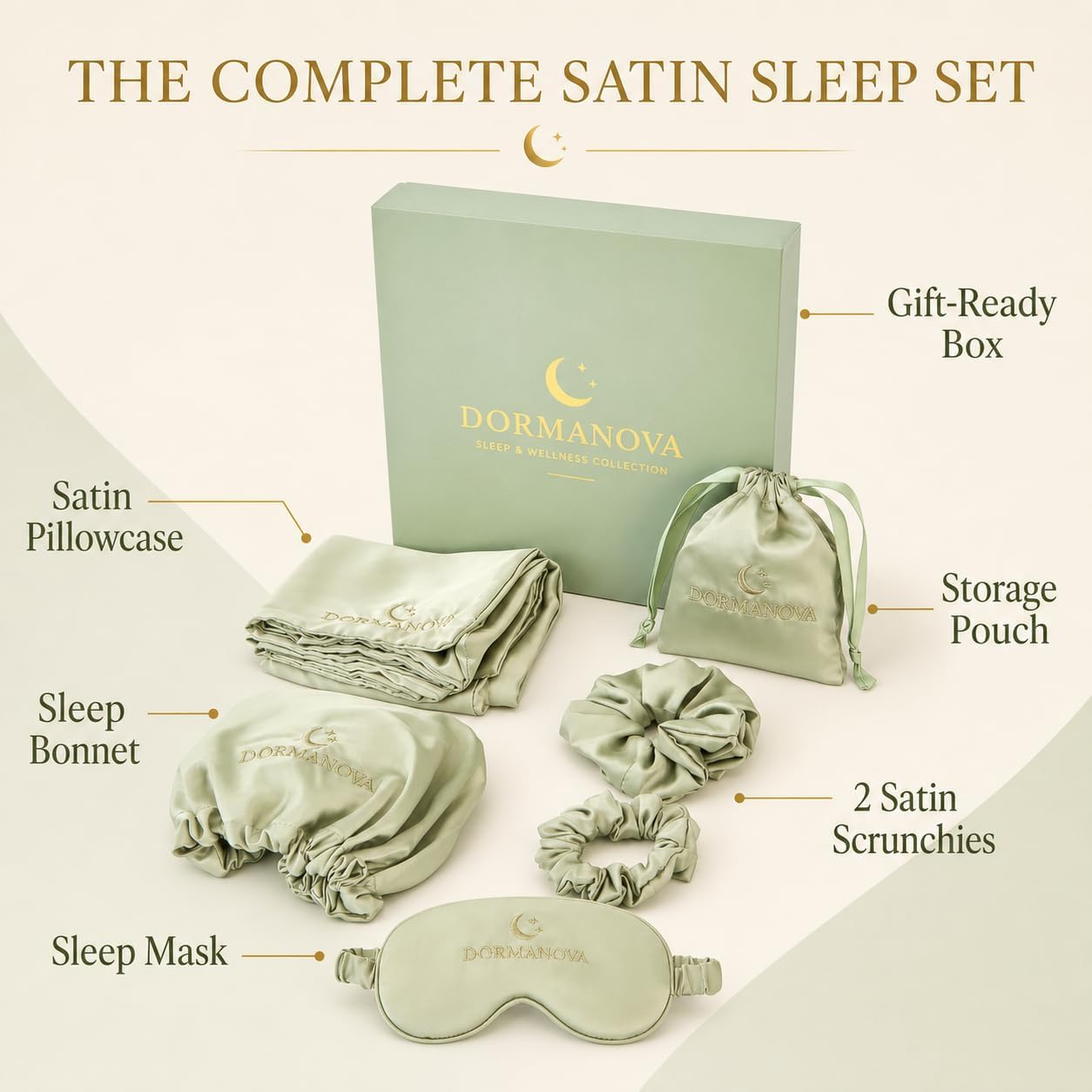 Luxuriöses Satin-Schlafset – S – Luxury Skincare Gift Set Bewertung und Preis